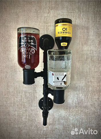 Держатель винных и других видов бутылок лофт