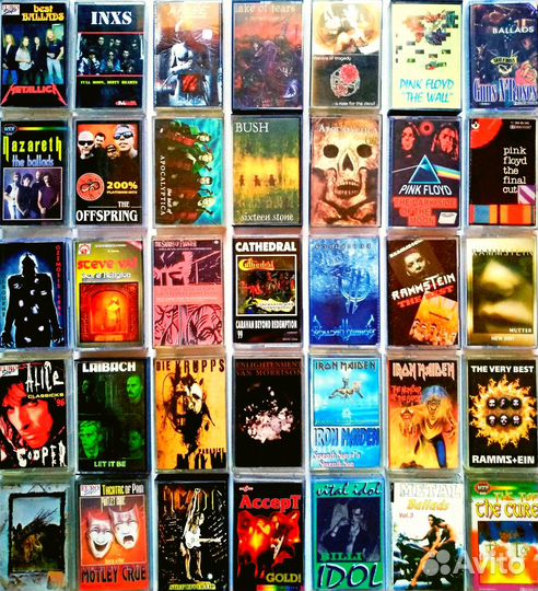 Кассеты западных рок и поп звезд(б/у)