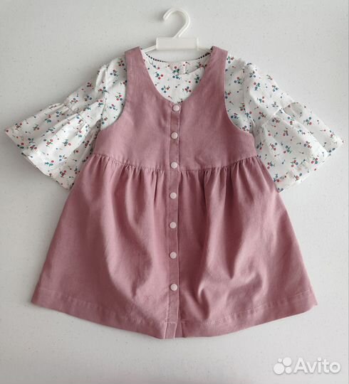 Блузка нарядная хб 98-104 / топ / футболка хб