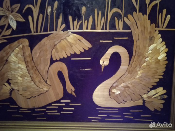 Картина солома 100х80