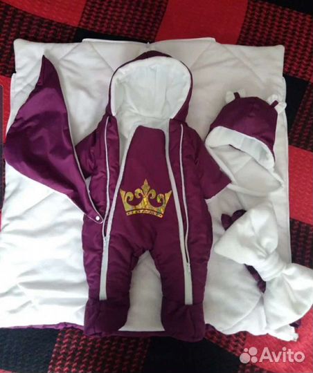 Конверт, комплект на выписку осень, зима, весна