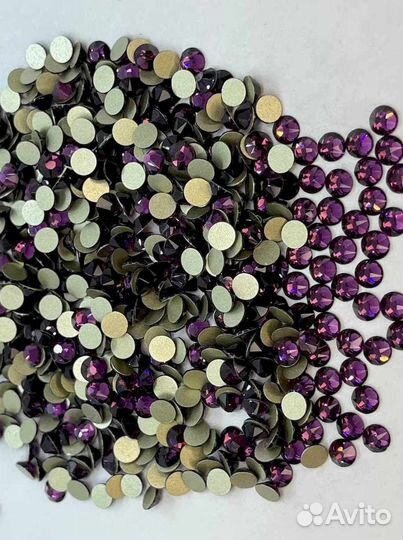 Стразы стеклянные CrystalClear Sapphire AB упаковк