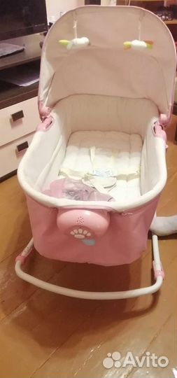 Качели шезлонг для новорожденных