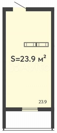 Торговая площадь, 49.6 м²