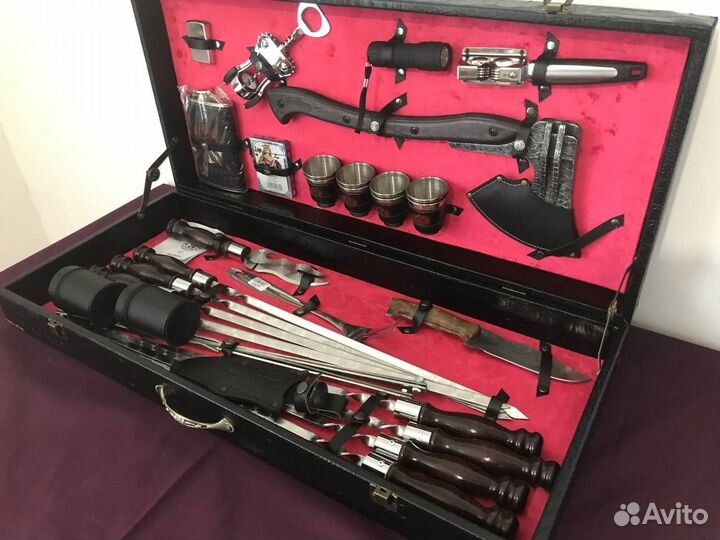 Подарочный набор шампуров ручно работы с доставкой