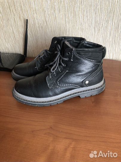 Ботинки зимние размер 38(кожа )