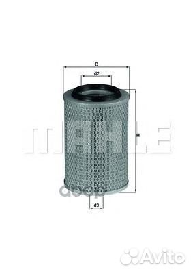 Фильтр воздушный LX496 Mahle/Knecht