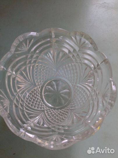 Вазочка хрусталь