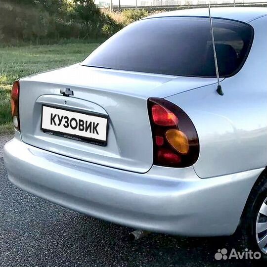 Бампер задний в цвет Chevrolet Lanos (2002-2009)