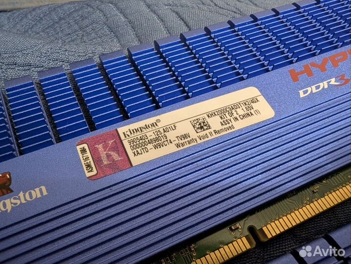 DDR3 Kingston HyperX 2000 Мгц 4 гб