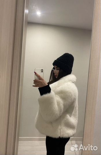 Шуба из эко меха