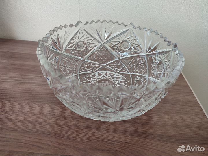 Хрустальная ваза для фруктов