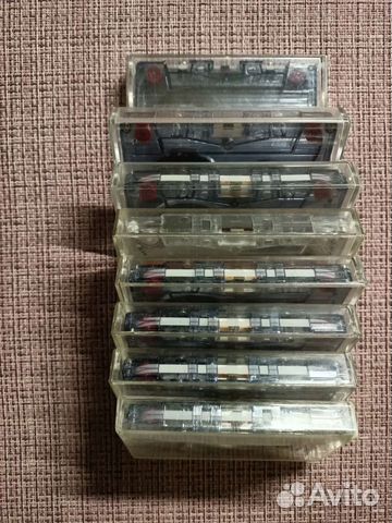Аудиокассеты с записью 8 шт