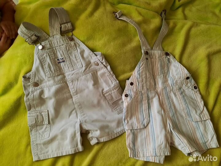 Летние комбинезоны для мальчика 68-74