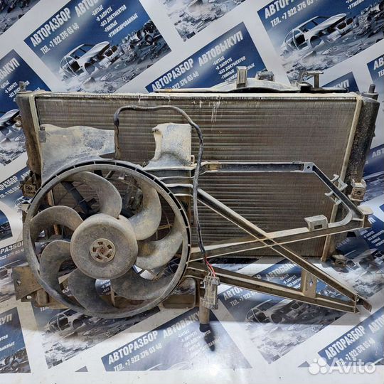 Диффузор вентилятор радиатора Opel Vectra B