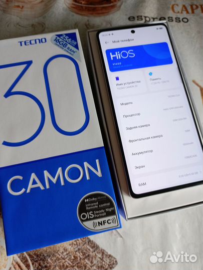 TECNO Camon 30, 8/256 ГБ