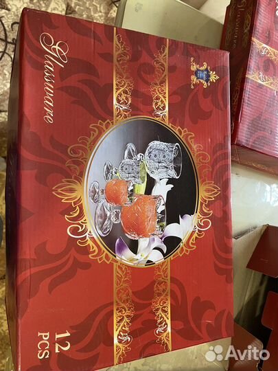 Хрустальные бокалы и рюмки