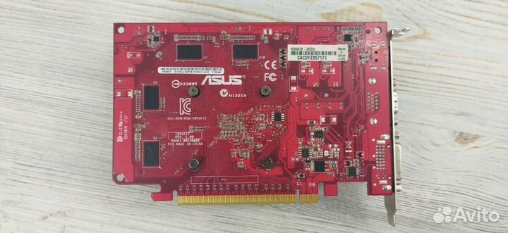 Видеокарта asus Radeon HD 6670 2GB gddr3