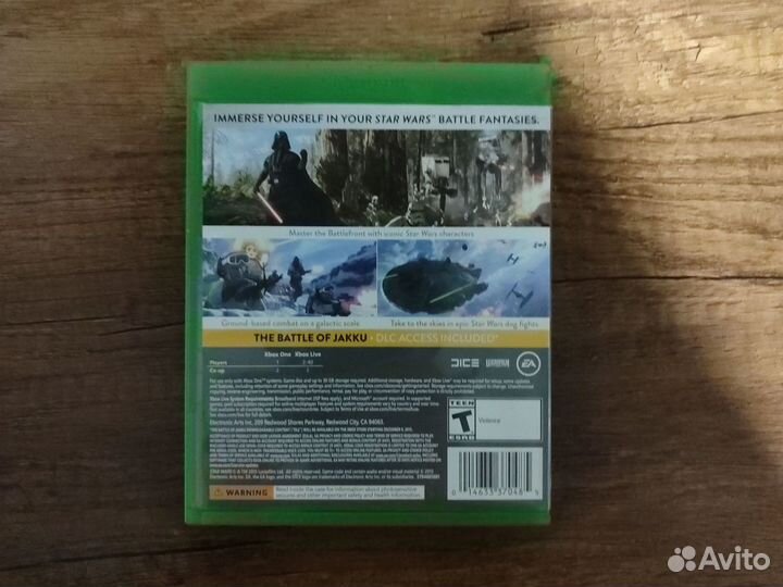 Диски на xbox one Star Wars Battlefront