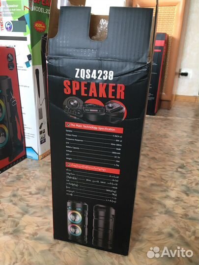 Колонка беспроводная с караоке ZQS-4239