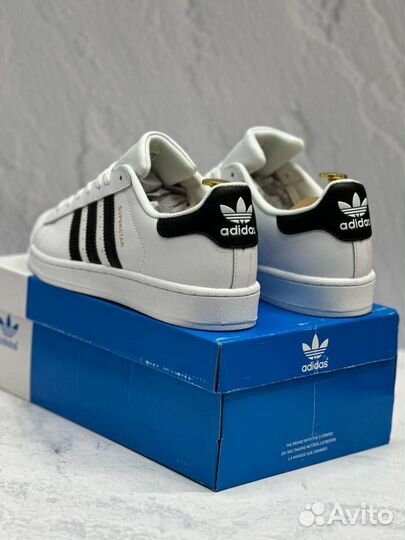 Кроссовки унисекс adidas super star LuX