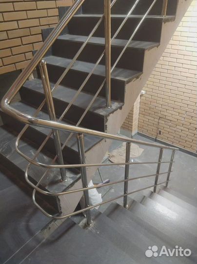 Перила из нержавеющей стали,пвх,стекло