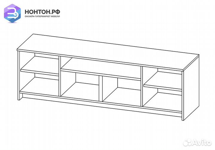Тв-тумба Сириус дуб венге