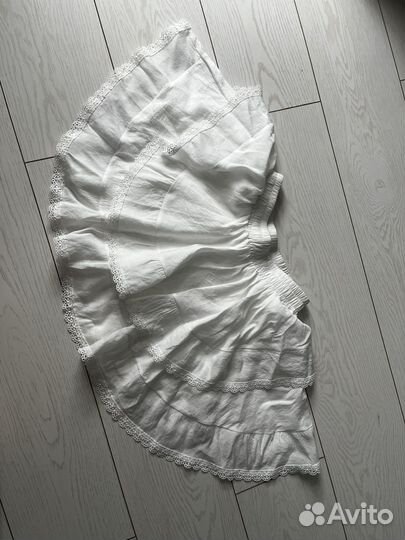 Юбка воланами