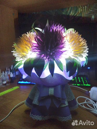 Букеты светильники из изолона