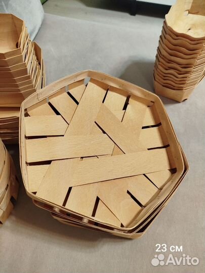 Лукошки из дерева, шпона