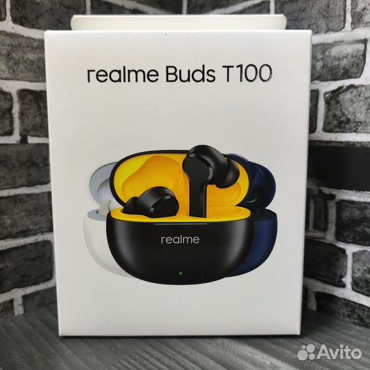 Беспроводные наушники realme buds t100 White