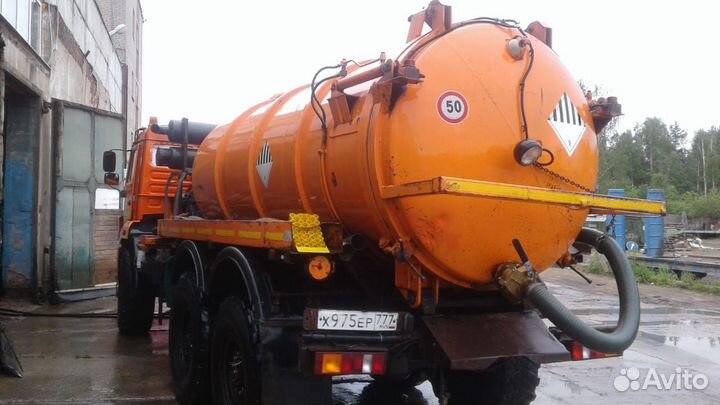 Откачка септика с илом. Прочистка канализации 24/7