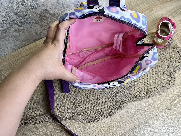 Новый рюкзак Zara для девочки в детский сад