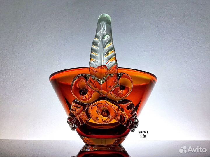 Конфетница ваза корзинка авторская СССР