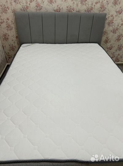 Кровать с подъемным механизмом 160*200 серая без н