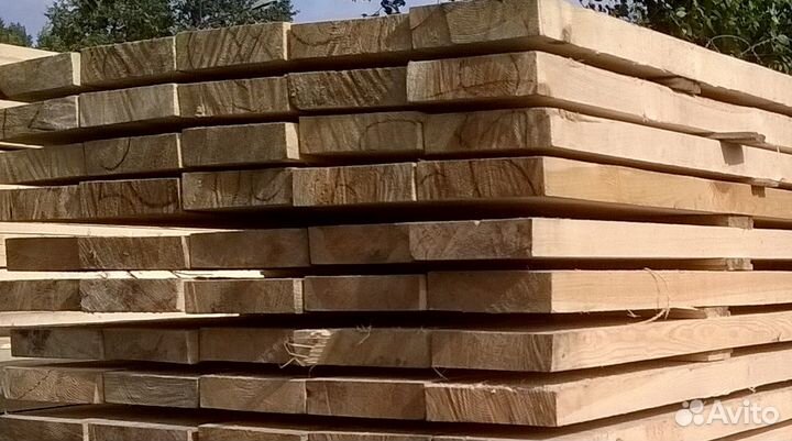 Доска обрезная строительная 25х150х6000