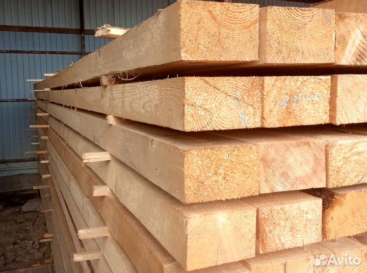 Доска обрезная 25 x100 ту