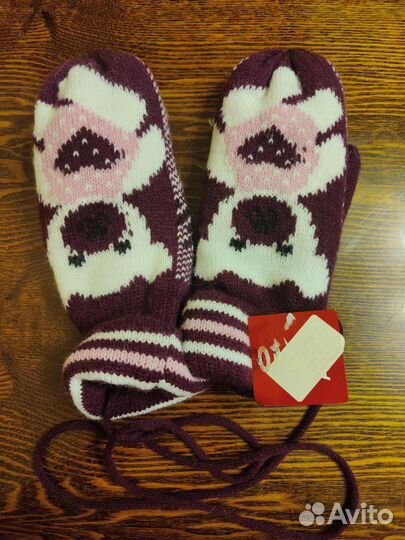 Варежки перчатки детские теплые или пакетом