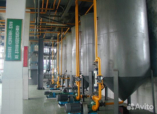 Линия производства подсолнечного масла