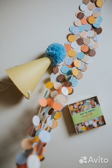 Гирлянда бумажный декор