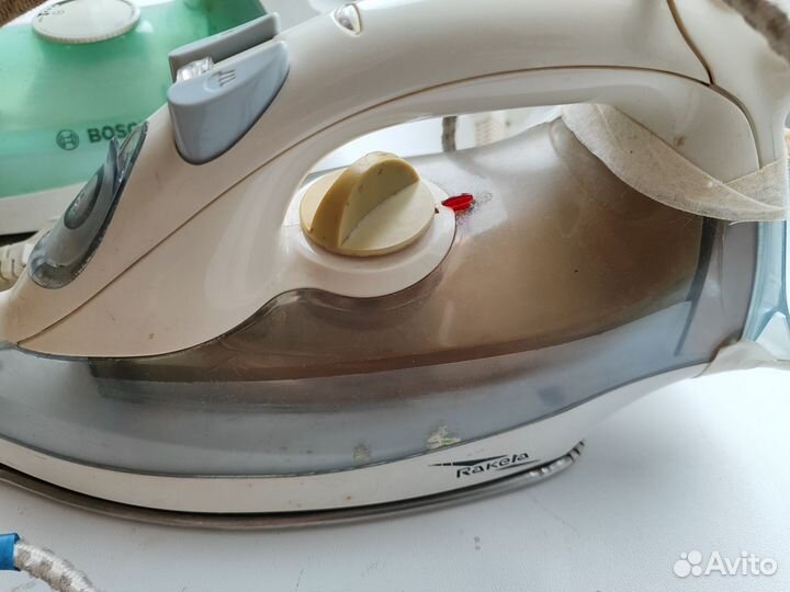 Утюг bosch рабочий и raceta на запчасти