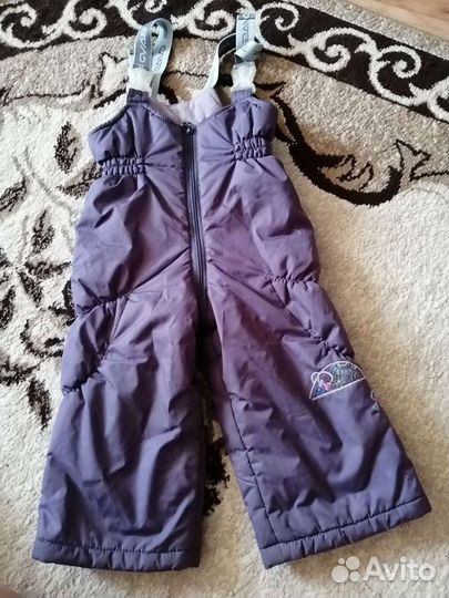 Зимний комбинезон 4в1 для девочки р. 74