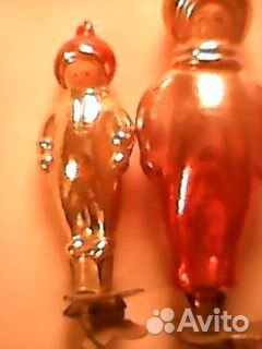 Ёлочные игрушки СССР Космонавты 60е годы