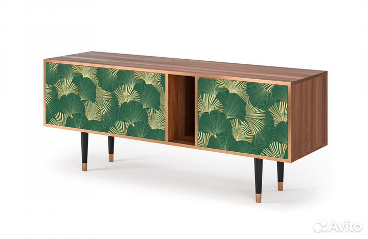 Тв-тумба T1 - Орех - Gold Ginkgo