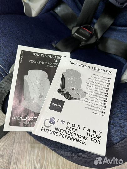 Детское автокресло Inglesina Newton 1.2.3. I-Fix