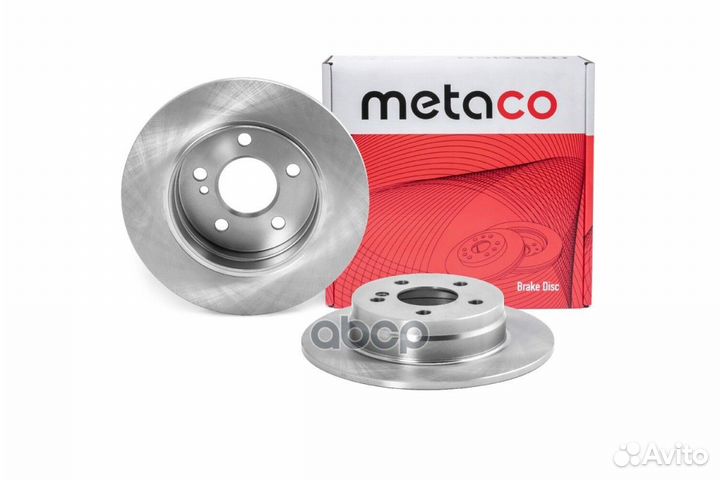 Диск тормозной задний '3060-180 metaco