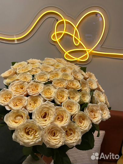 Букет из 51 свежей розы