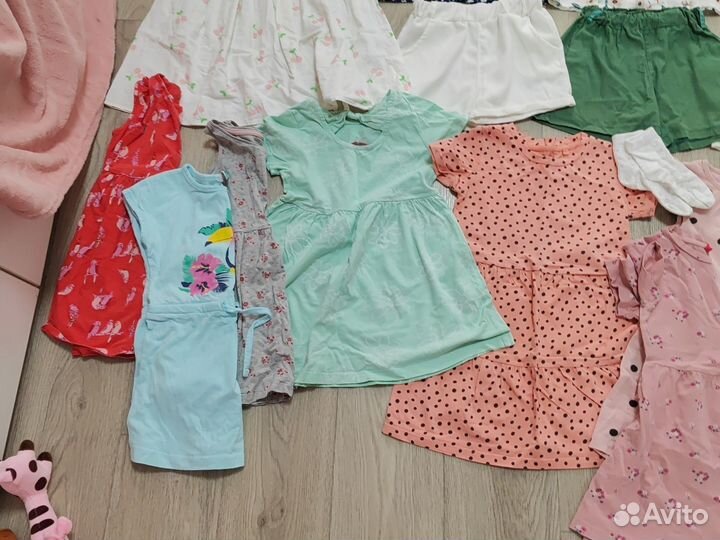 Вещи на девочку пакетом рост 104-110