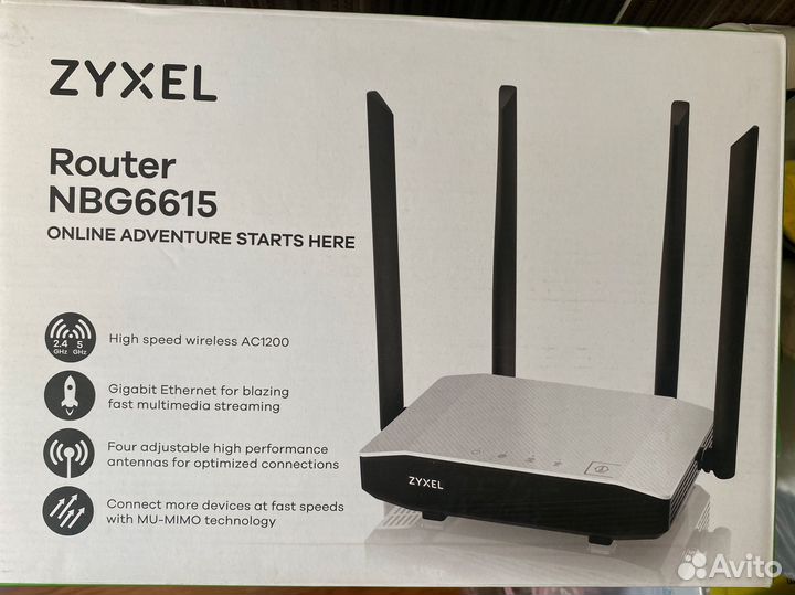 Wifi роутер zyxel nbg6615