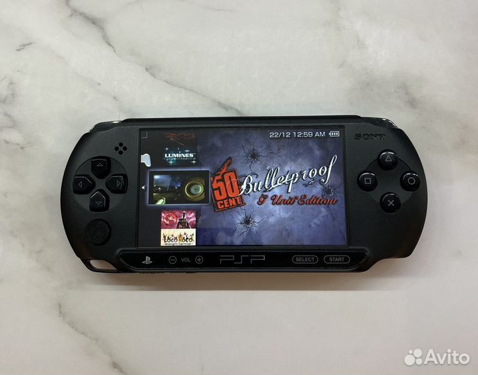 Sony PSP e 1008 прошитая + 120 игр